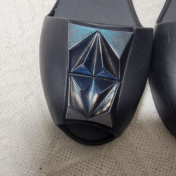 Melissa Fresh Bloom II Studded D'Orsay Peep Toe Ballet Flats Size 7 - Picture 3 of 13